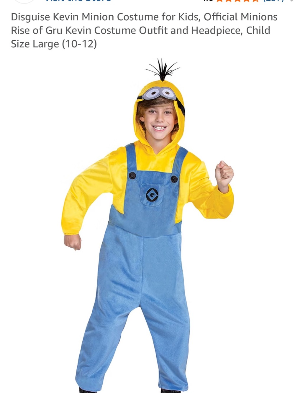 Minion Halloween costume - Kevin
